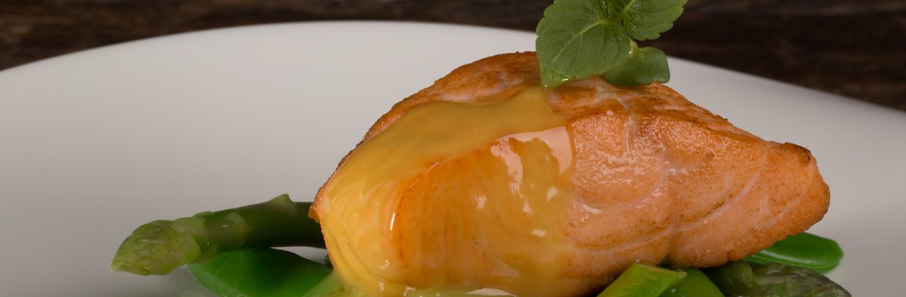 Gebakken zalm met tagliatelle en Juulz+